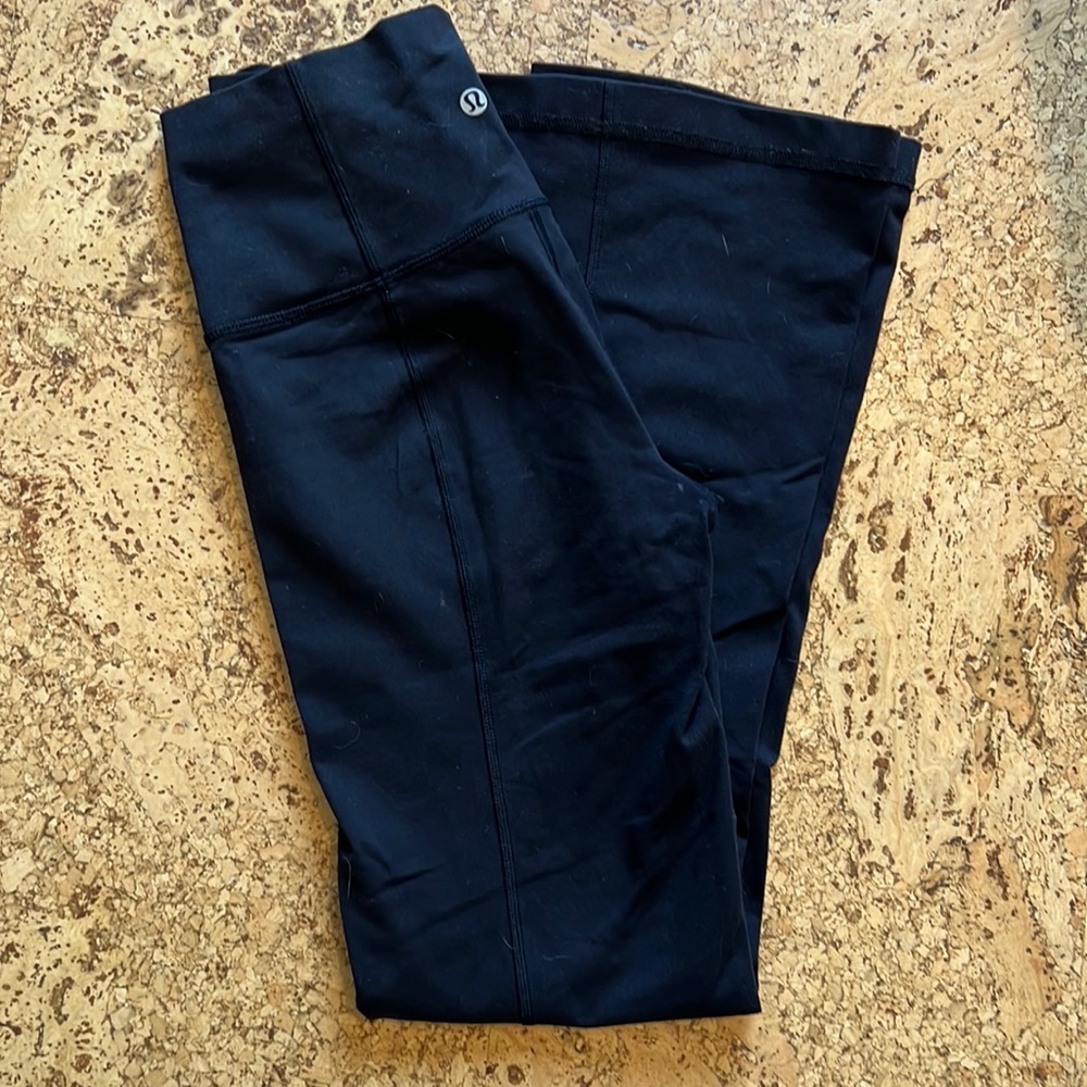 Bootcut black Lululemon pants